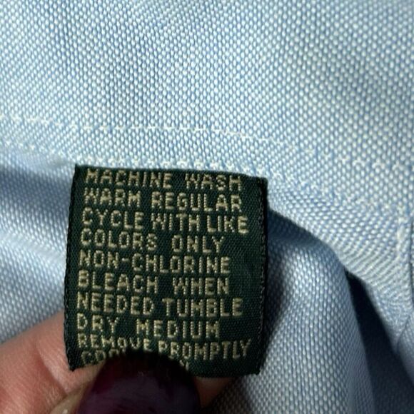 Bert Pulitzer Collector Edition Single Needle Tailoring Light Blue Size 16 34/35 - Picture 8 of 11